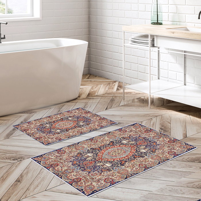 Mijölnir Juego de alfombrillas de baño Kt436 Multicolor